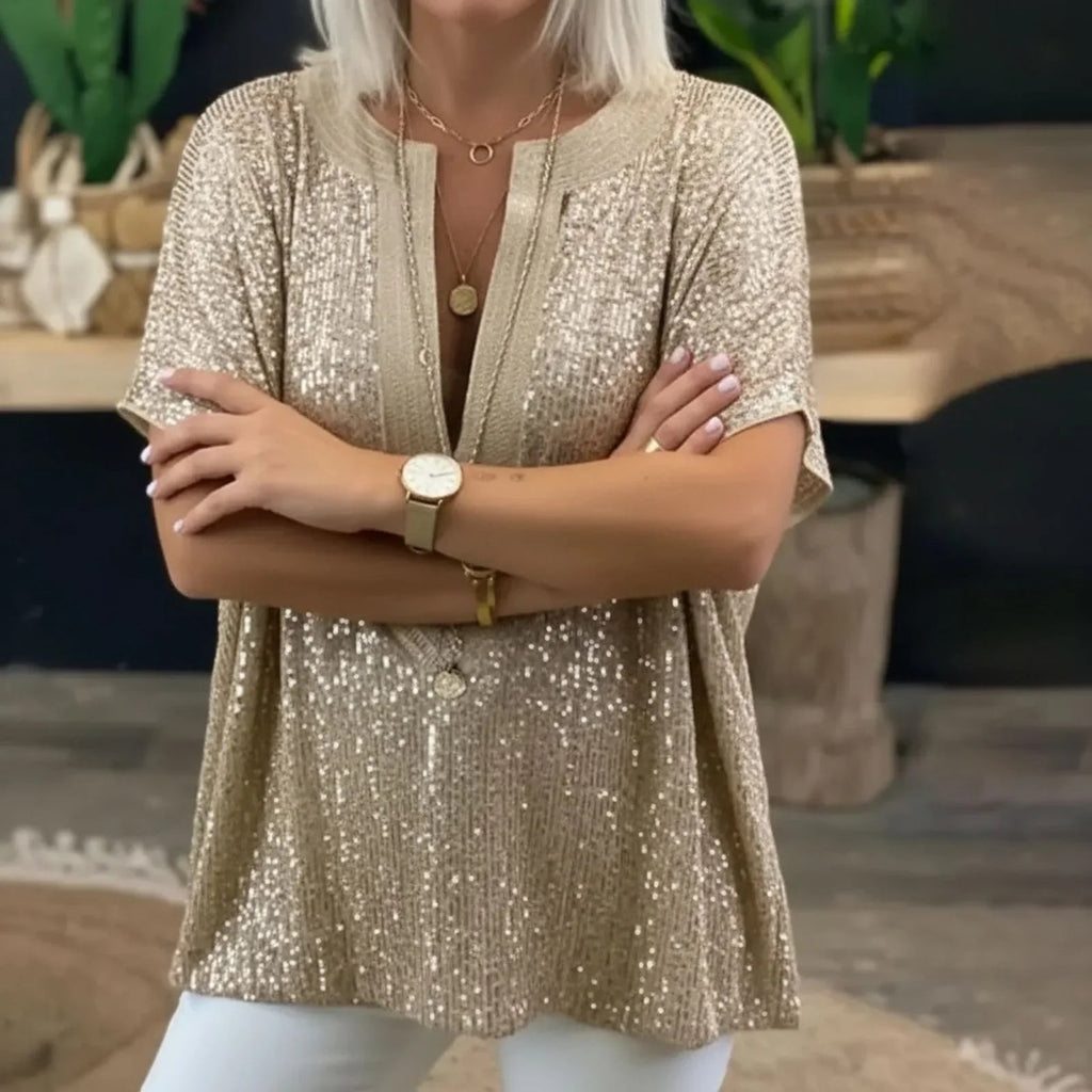 💝💝Blouse in Premium Viscose with Sequin Details
