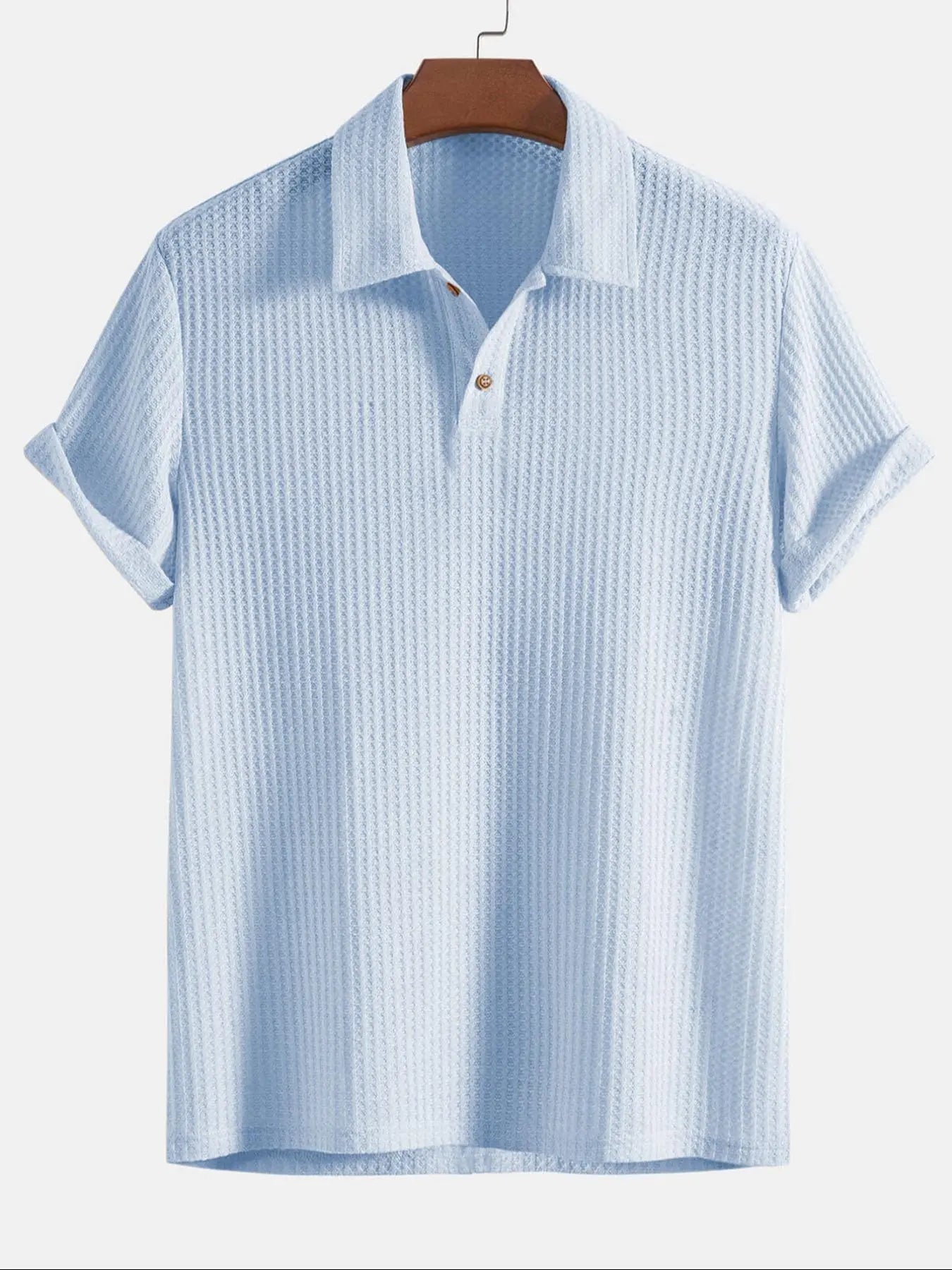 👕 Men's Knit Polo Shirt 🚀 2 Pcs Free Shipping