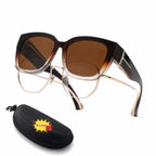 👓👓Polarized Fit Over Sunglasses for Women – UV400 Protection Floral Frame Wear Over Prescription Glasses