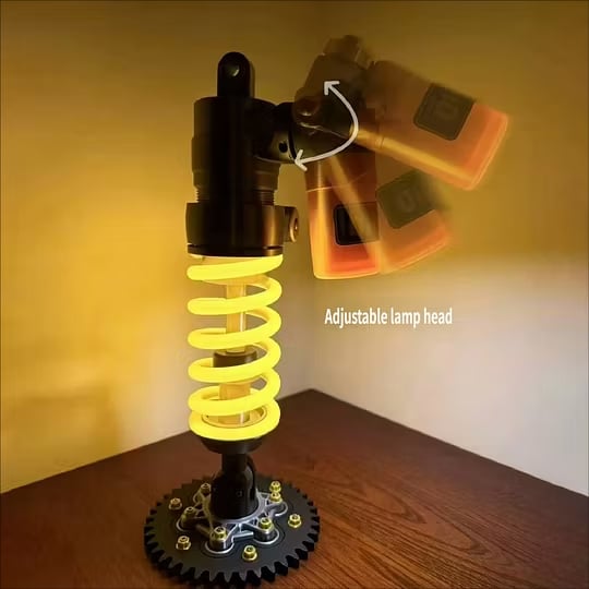 💝💝Shock Absorber Lamp – Adjustable LED Lamp for Gamers and Car Lovers