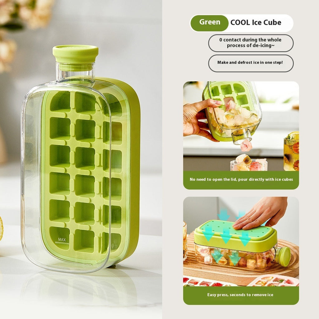 💚💚One-Click Molding Cooling Cup,Instant Ice Maker,Zero-Contact Design,Straw Included,Curling Mold,Portable & Stylish Chilled Drink