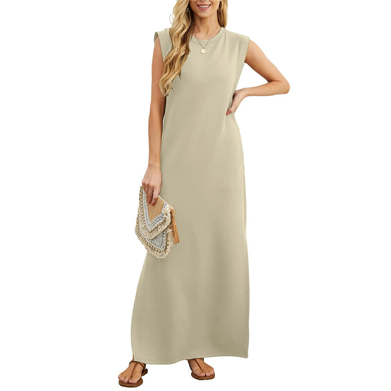 🎁New arrival 50% OFF💥Women's Casual Loose Split Wrinkle-Free Long Dress