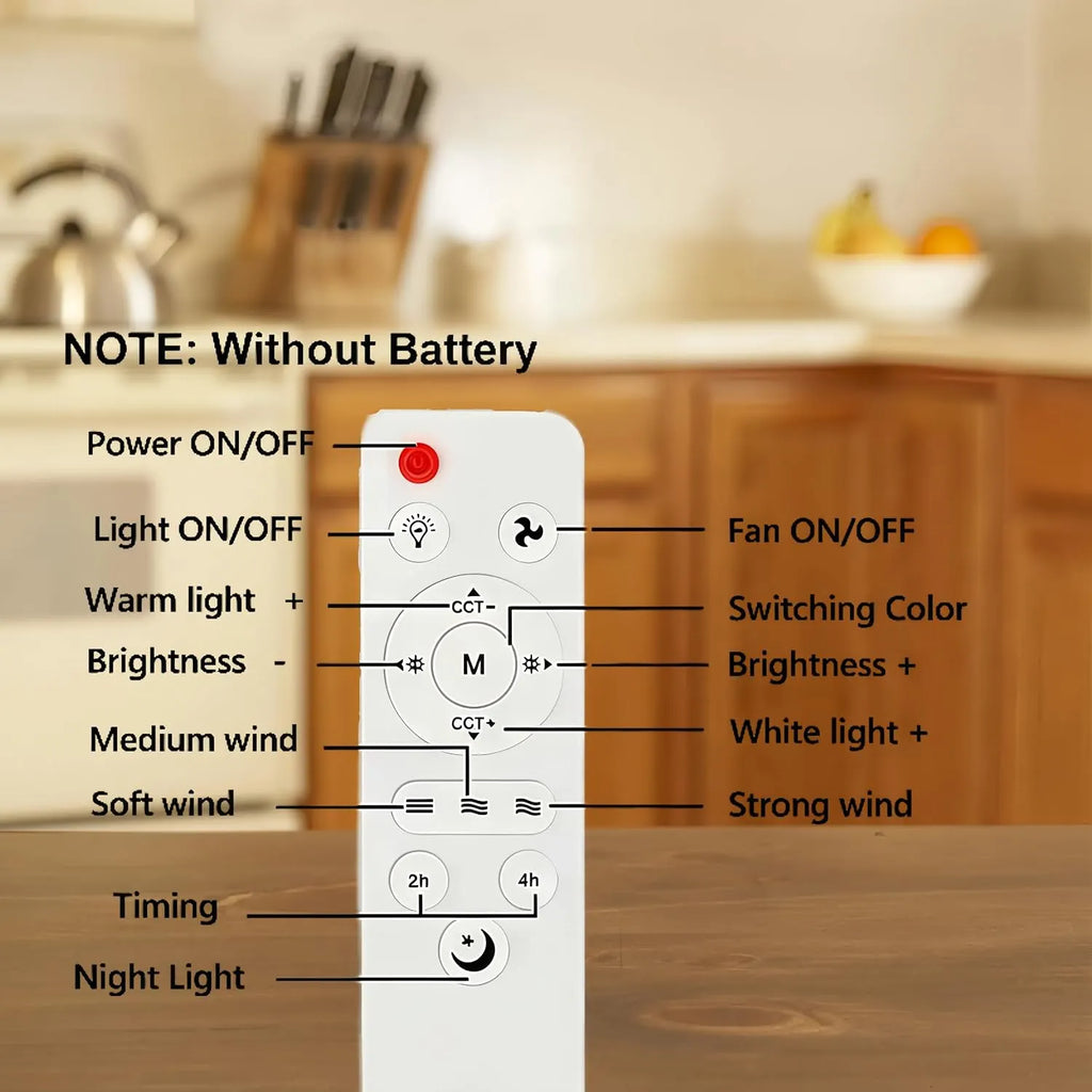 💝💝Modern ceiling fan lamp with E27 thread (model 2026) - silent 2-in-1 LED fan with remote control