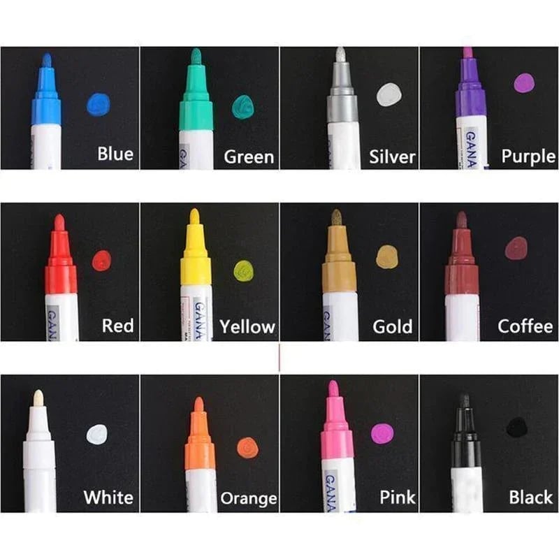 🔥🔥🔥Time-Limited Special Price: $36.99!!⏰Waterproof Tire Paint Pen