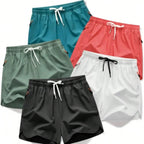 👖👖Men's  Running Shorts – Quick-Dry Athletic Gym Shorts (1 / 5 Pack)