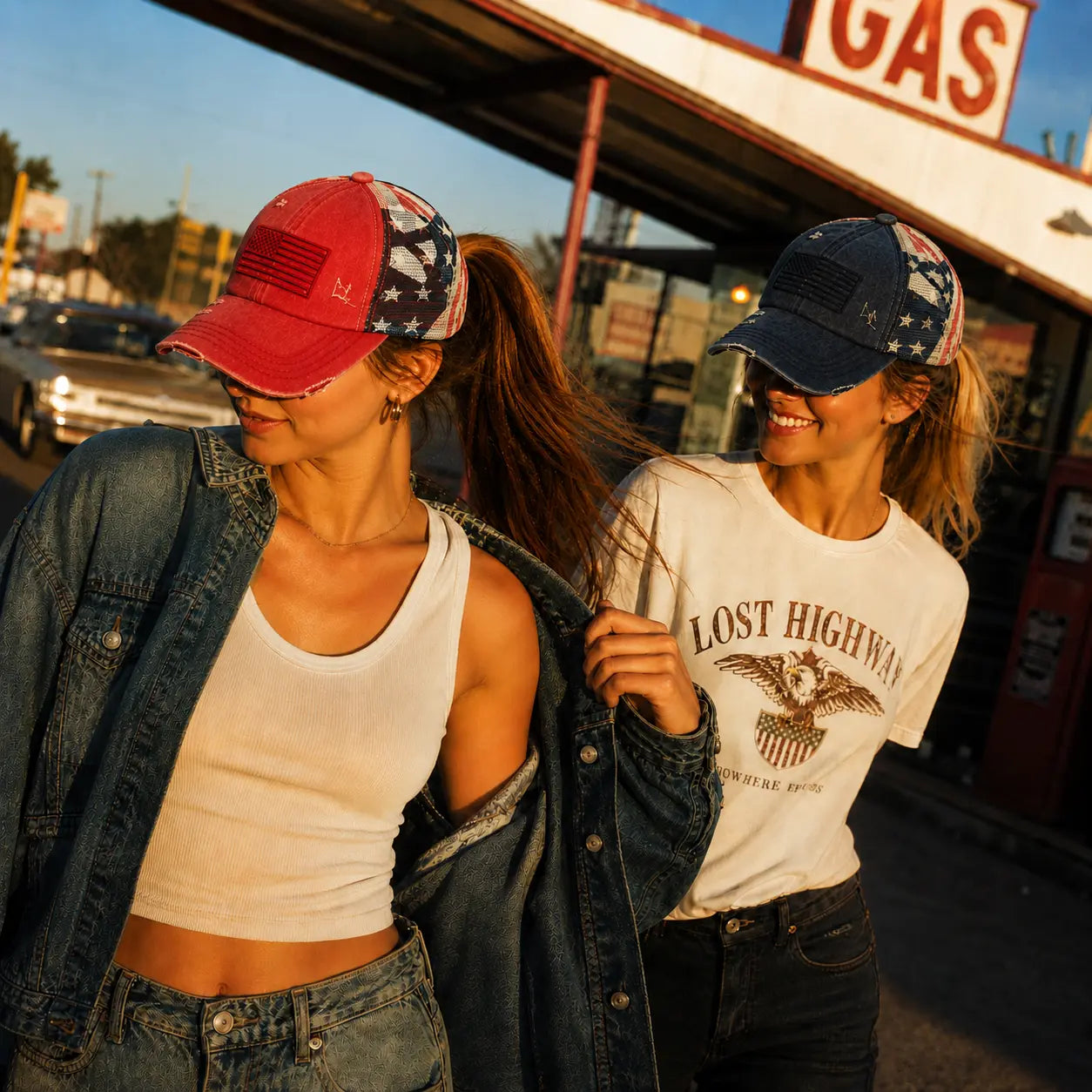 🧢 American Flag Cap US 🎁 BUY 1 GET 1 FREE