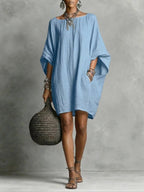 🌿🌿Casual cotton and linen dress