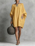 🌿🌿Casual cotton and linen dress