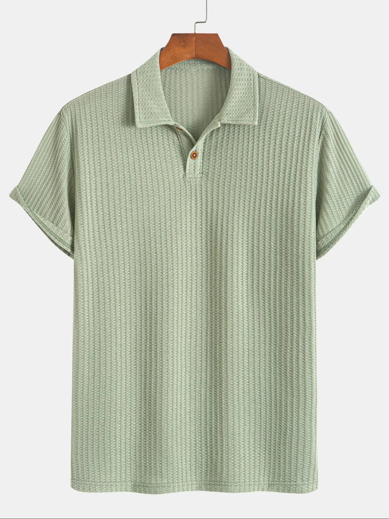 👕 Men's Knit Polo Shirt 🚀 2 Pcs Free Shipping