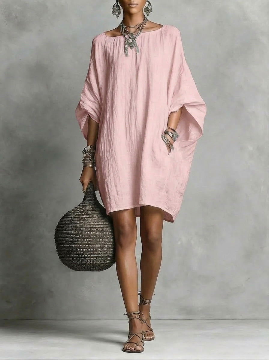 🌿🌿Casual cotton and linen dress