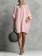 🌿🌿Casual cotton and linen dress