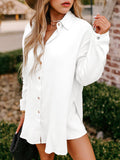 🌿🌿Limited time sale🔥Women's Gauze Button Long-Sleeved and Shorts Set