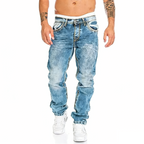📢📢BIG SALE !!⏰Men's Fashion Creative Stretch Denim Jeans,Minimalist Style Suitable For Summer, Emo Style