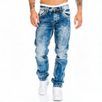 📢📢BIG SALE !!⏰Men's Fashion Creative Stretch Denim Jeans,Minimalist Style Suitable For Summer, Emo Style