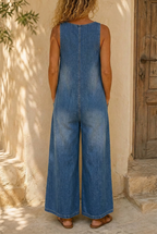 🌷Vintage Washed Cotton Denim Overalls