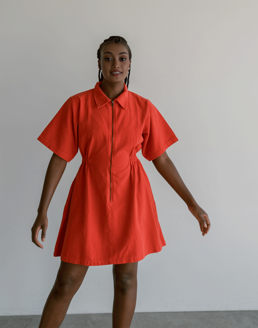 🎉🎉 Utility Cinched Zip Dress ✨ Buy 2 Free Shipping