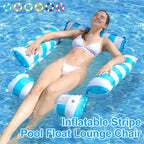 🎊🎊Inflatable Stripe Pool Float Lounge Chair