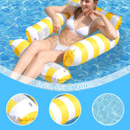 🎊🎊Inflatable Stripe Pool Float Lounge Chair