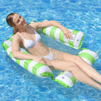 🎊🎊Inflatable Stripe Pool Float Lounge Chair