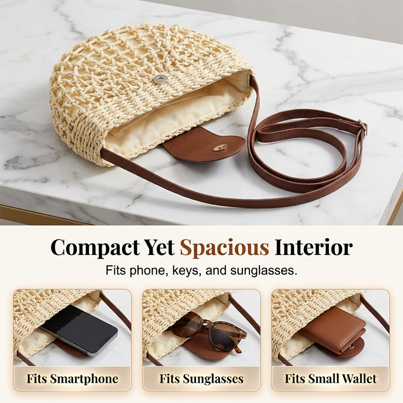 🌷🌷⏰Woven Crossbody Bag for Women
