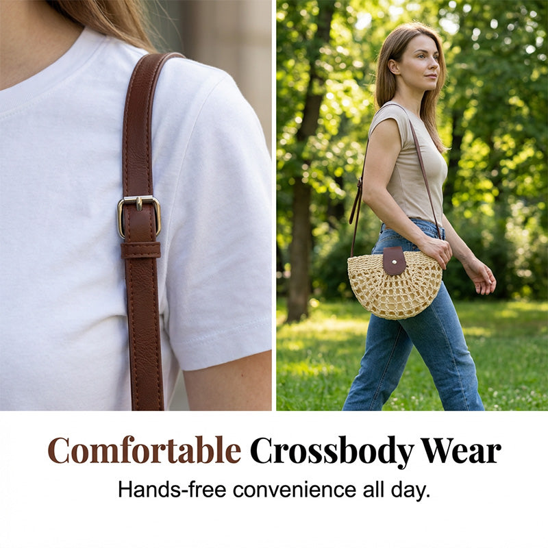 🌷🌷⏰Woven Crossbody Bag for Women