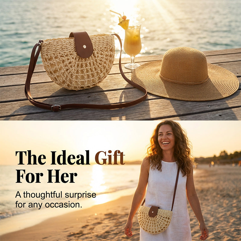 🌷🌷⏰Woven Crossbody Bag for Women